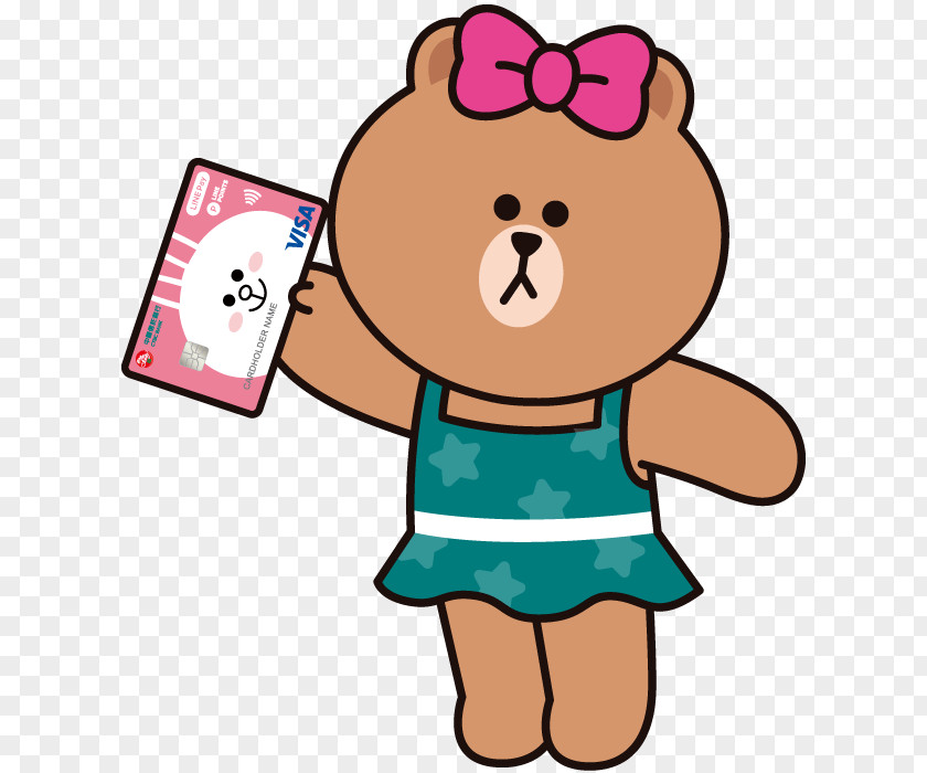 Line Friends クリエイターズスタンプ Bear Collaboration PNG