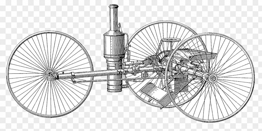 Steampunk Bicycle Wheels Steam Tricycle Motorcycle PNG