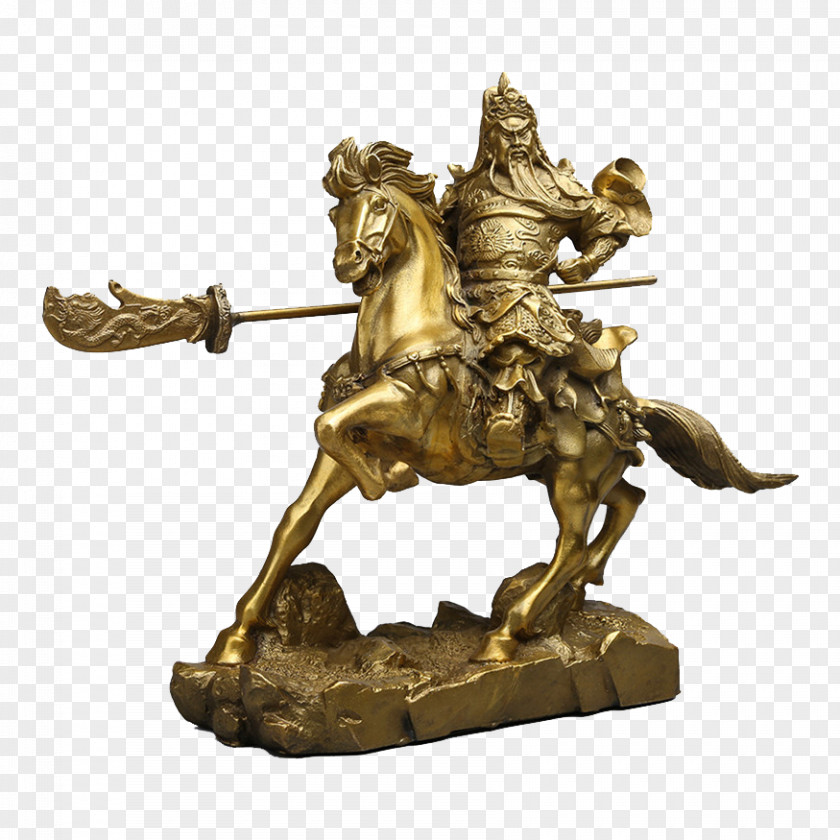 Wu Fu God Caishen Statue PNG