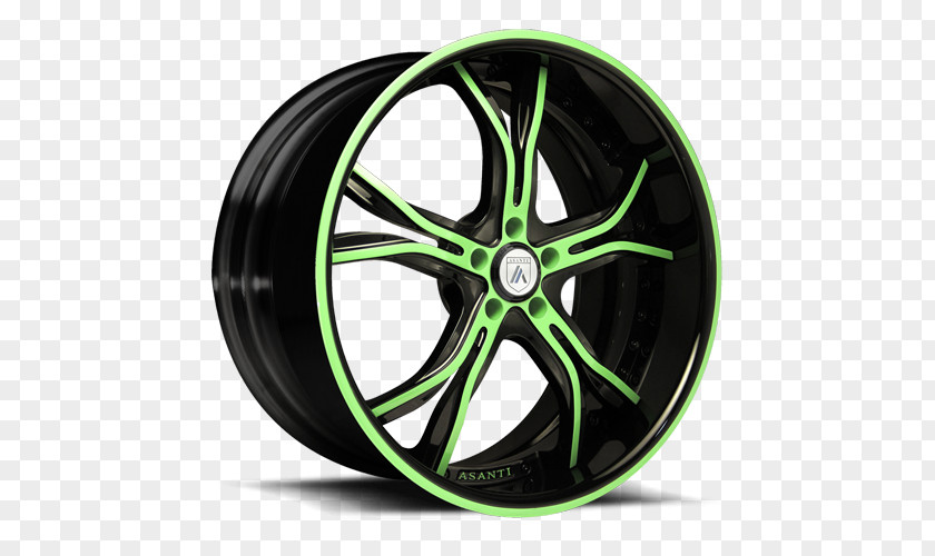 Car Alloy Wheel Custom Spoke PNG