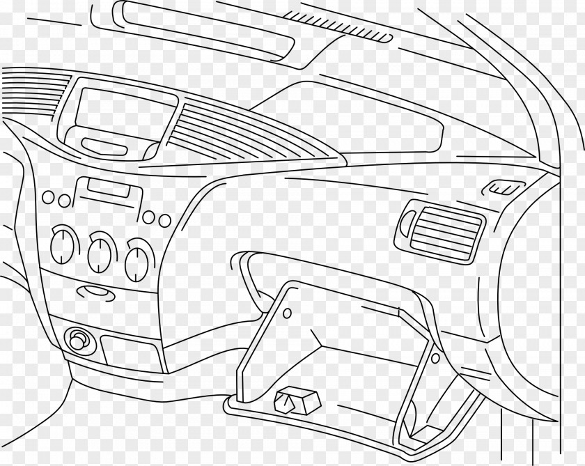 Cartoon Car Dashboard Drawing Clip Art PNG