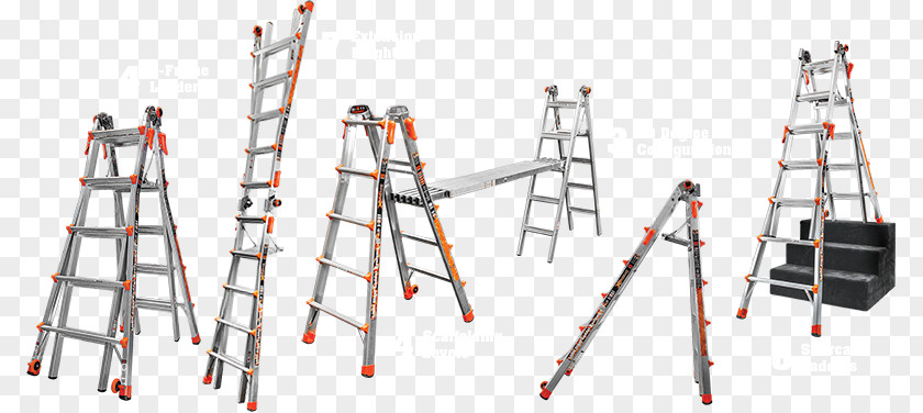 Creative Ladder Little Giant 10126LG Classic 26' Wing Enterprises, Inc. Scaffolding LT-22 PNG