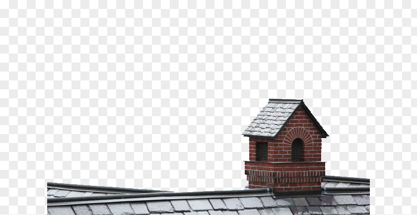 House Chimney On The Roof Building Facade PNG