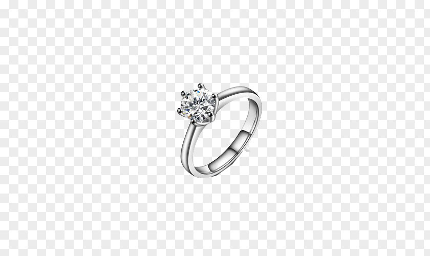 Luxury Platinum Diamond Ring Jewellery PNG