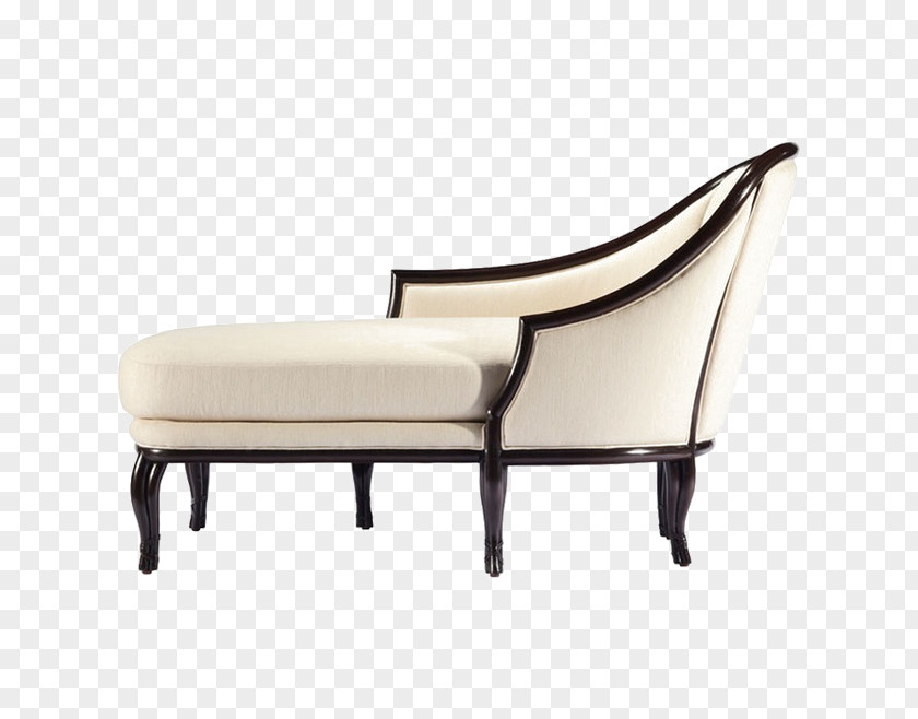 White Sofa Chaise Longue Chair Couch Furniture Upholstery PNG