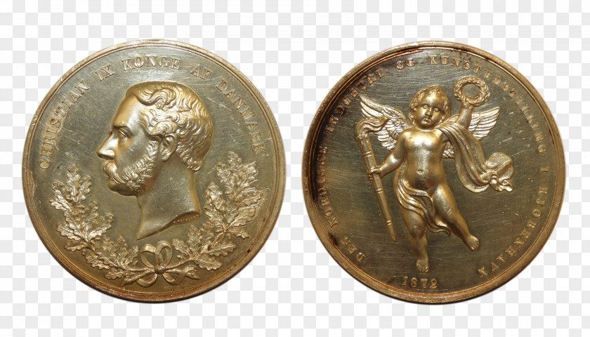 Coin Bronze Medal 01504 PNG