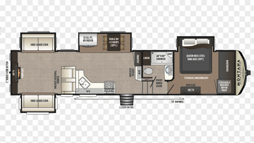 Living Room Keystone Campervans Fifth Wheel Coupling Caravan Collier RV PNG