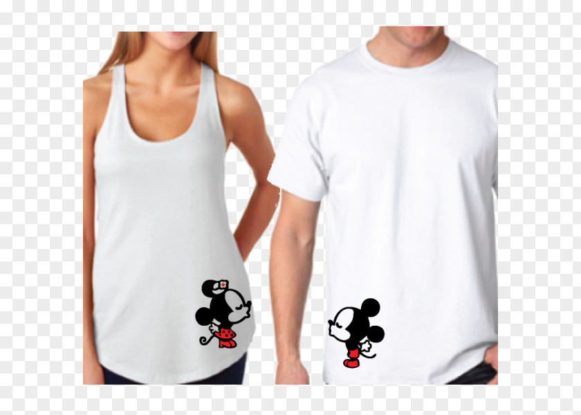 Mickey Kiss Minnie Mouse T-shirt Clothing PNG