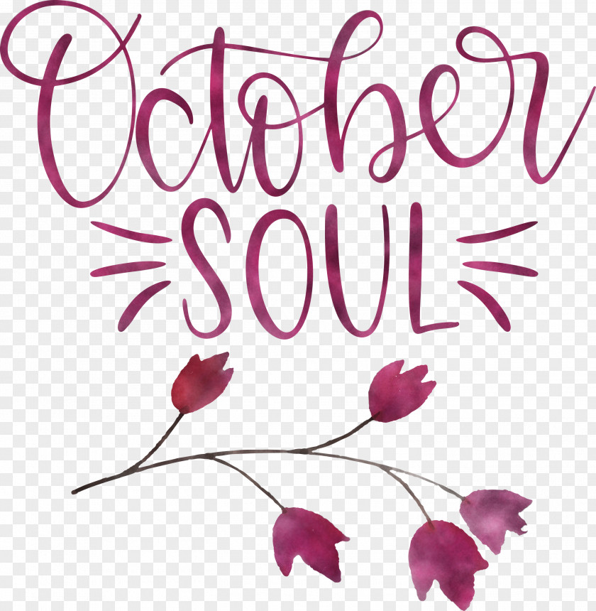 October Soul October PNG