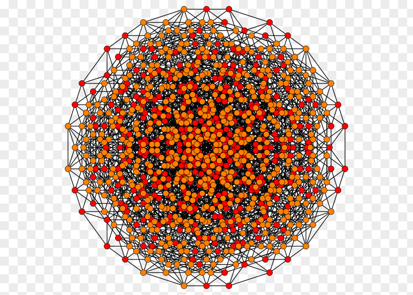 Symmetry Pattern Point Orange S.A. Special Olympics Area M PNG