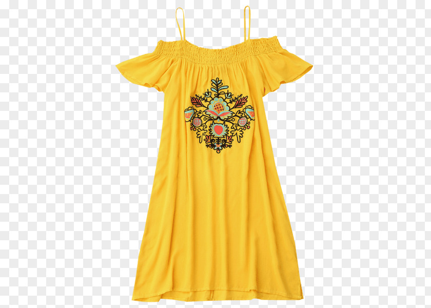 Yellow Wedge Tennis Shoes For Women T-shirt Dress Sleeve Casual Wear Miniskirt PNG