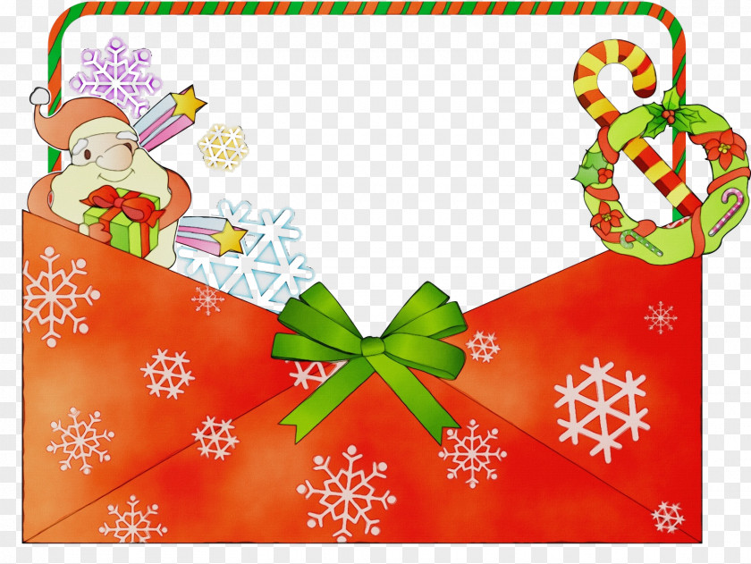 Christmas Wet Ink Clip Art PNG