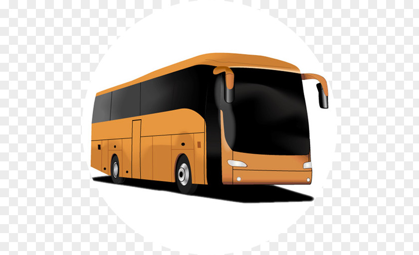 Hyundai Aero Airport Bus Cartoon PNG