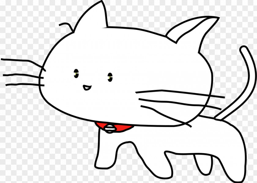Kitty Cat Clipart Cartoon Drawing Clip Art PNG