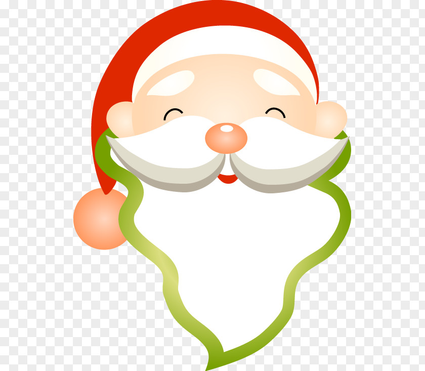 Painted White-bearded Santa Claus Avatar Pxe8re Noxebl Christmas PNG