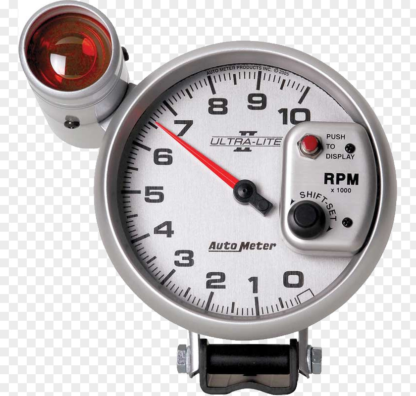 Speedometer Car Gauge Tachometer Auto Meter Products, Inc. Shift Light PNG
