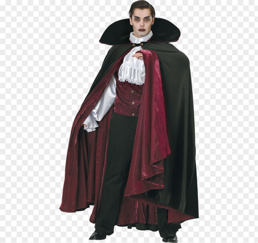 Vampire Halloween Costume Count Dracula PNG