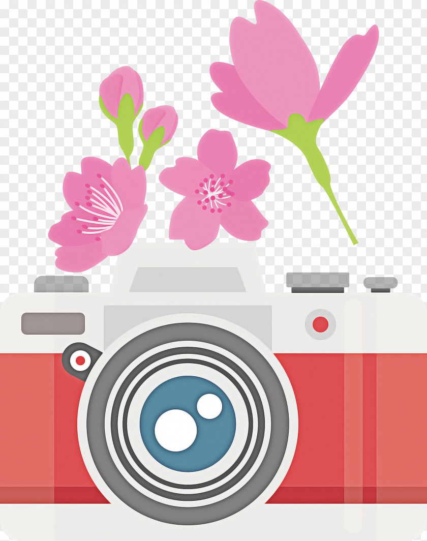 Camera Flower PNG