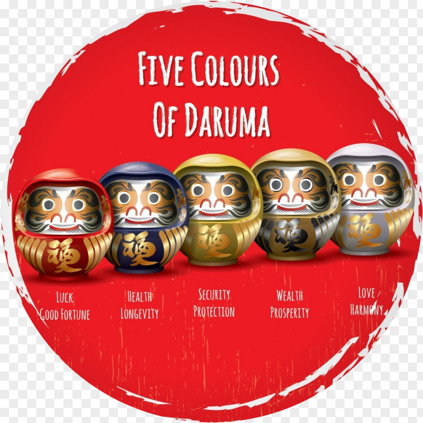 Daruma Doll Japan Eye Ink PNG