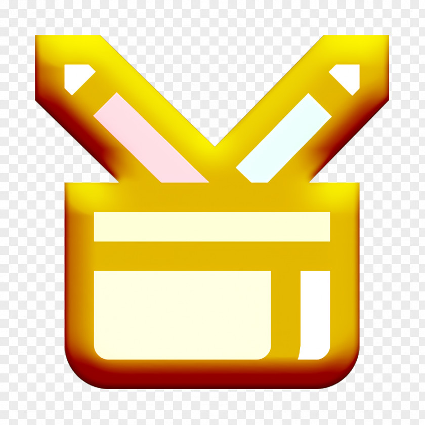 Pencil Case Icon School Art And Design PNG