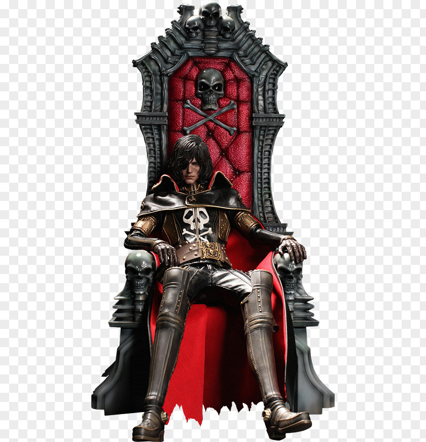 Throne Phantom F. Harlock II Space Pirate Captain Action & Toy Figures Arcadia PNG