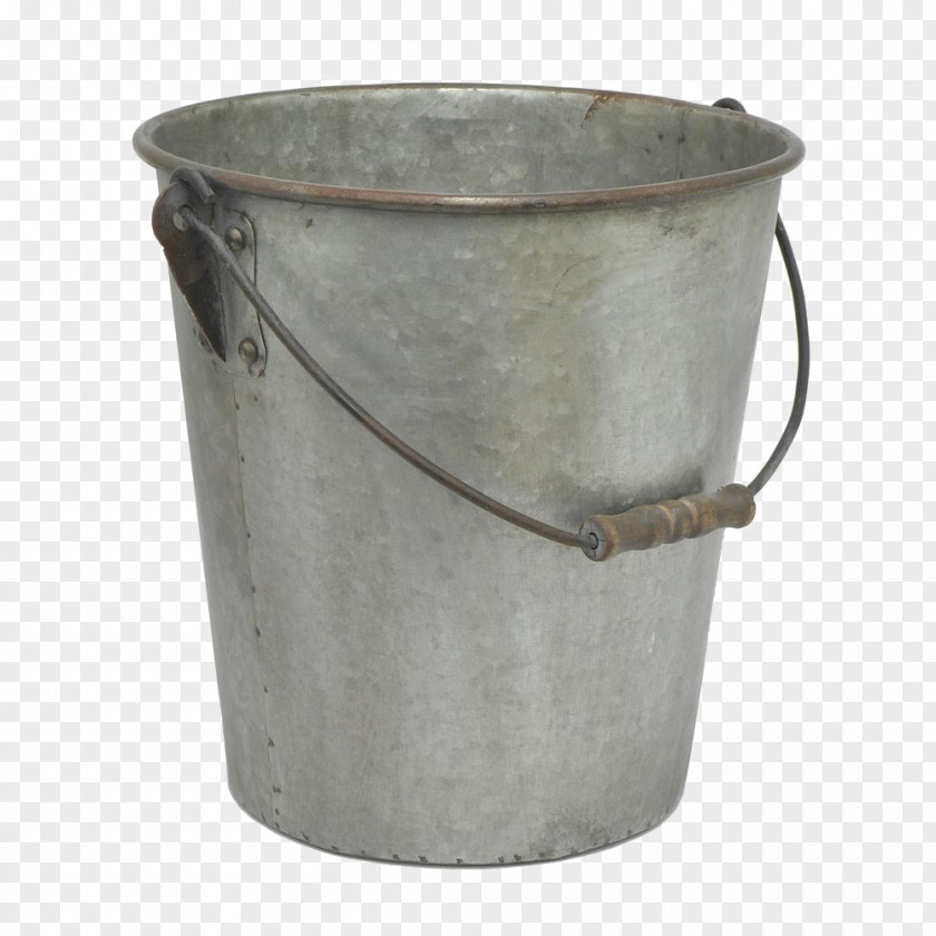 Bucket Pail Metal Galvanization Bathtub PNG