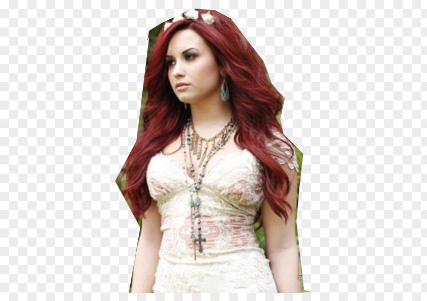 Demi Lovato Red Hair PNG