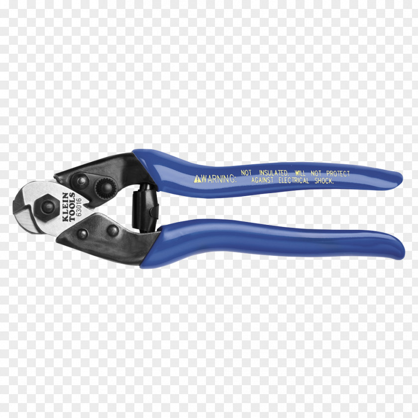 Electrical Bolt Cable Cutters Klein Tools 9 In. High-Leverage Cutter Scissors Diagonal Pliers PNG