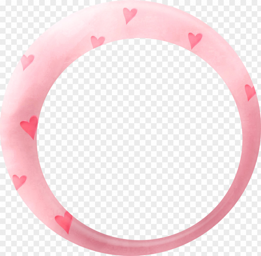 Pink Heart Stamp Ring Google Images Circle Download PNG