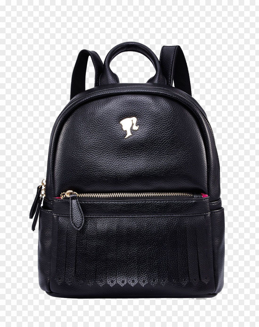 Barbie Black Tassel Zipper Bag Backpack Handbag Amazon.com Pocket PNG