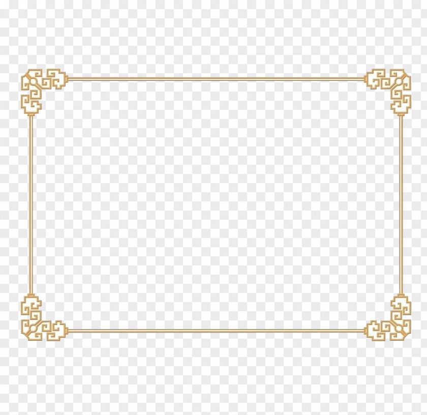 Chinese Wind Decoration Borders Chinoiserie Picture Frames Clip Art PNG