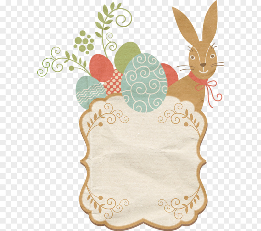 Eggs Cartoon Sticker Label Promotional Easter Bunny Paper PNG