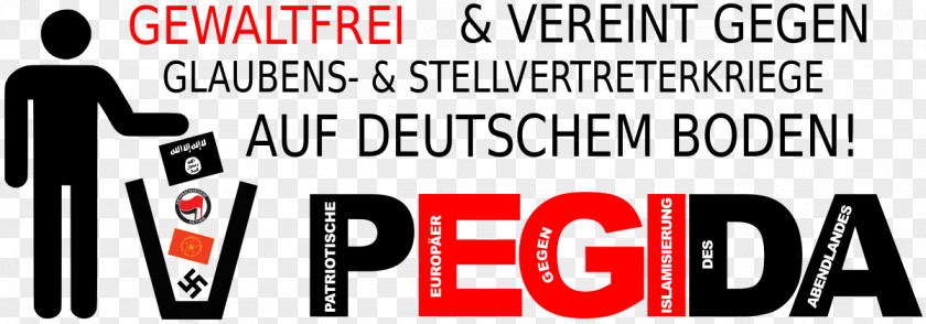 Pegida Poster Banner Logo Symbol PNG