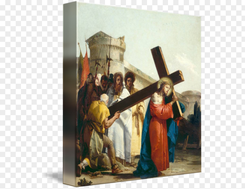Stations Of The Cross Painting Work Art Christian PNG