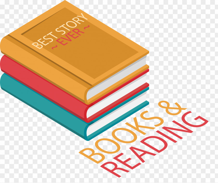 Three Books Book Reading Download PNG