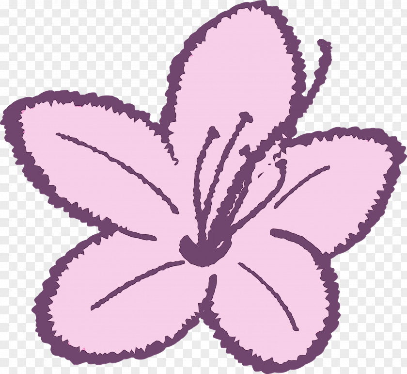 Violet Purple Pink Petal Plant PNG