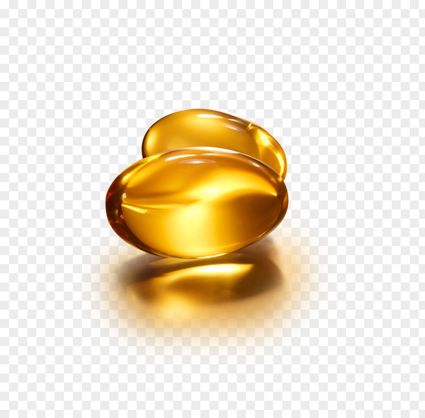 Gold Vitamin E PNG