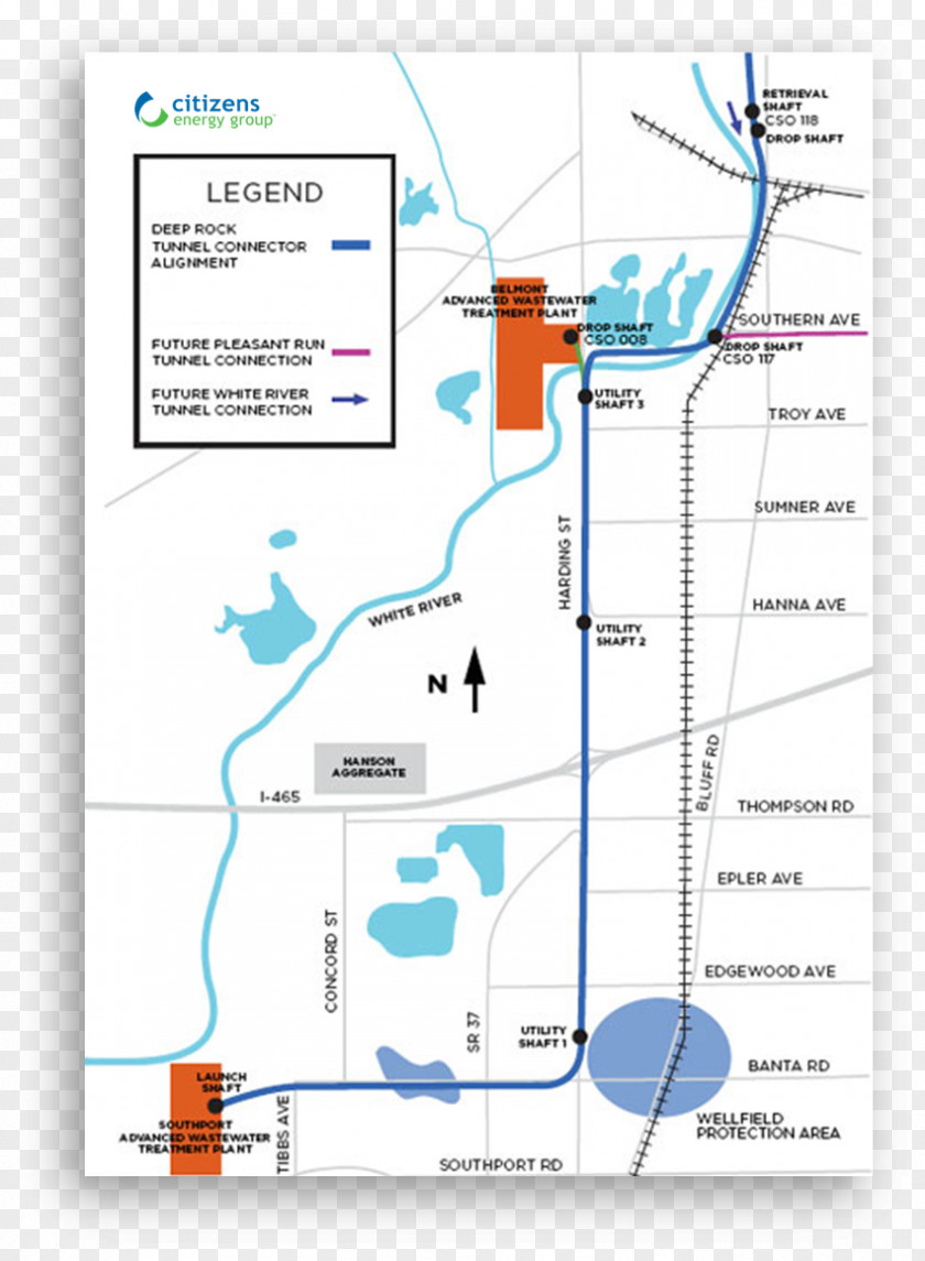 Heavy Courtesy Tunnel And Reservoir Plan Separative Sewer Diagram Engineering PNG