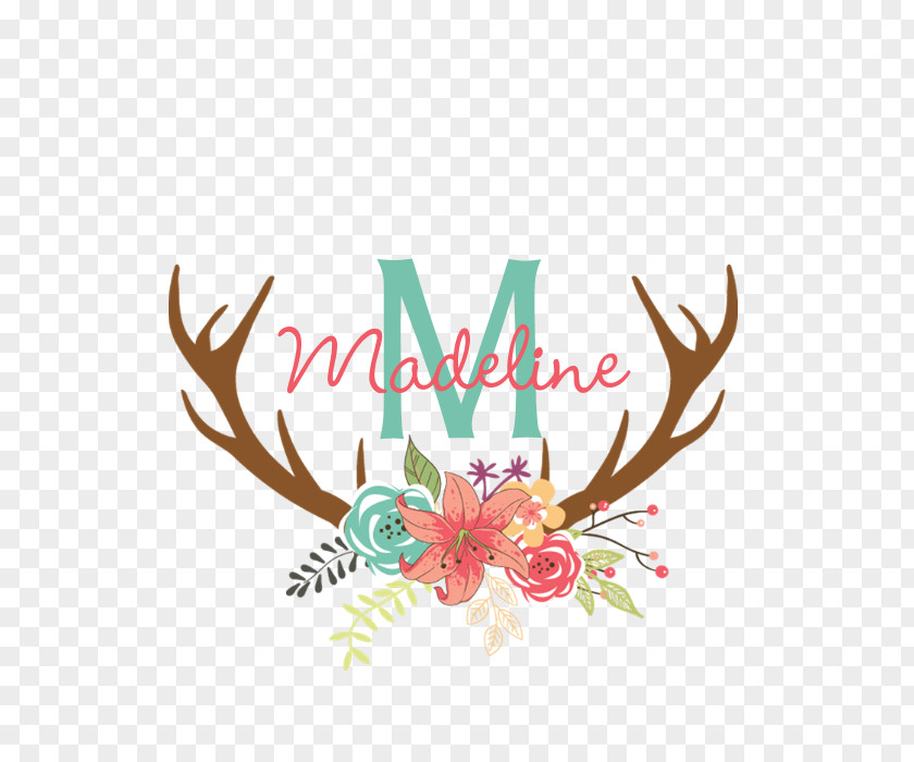 Natural Material Elk Wedding Flower Background PNG