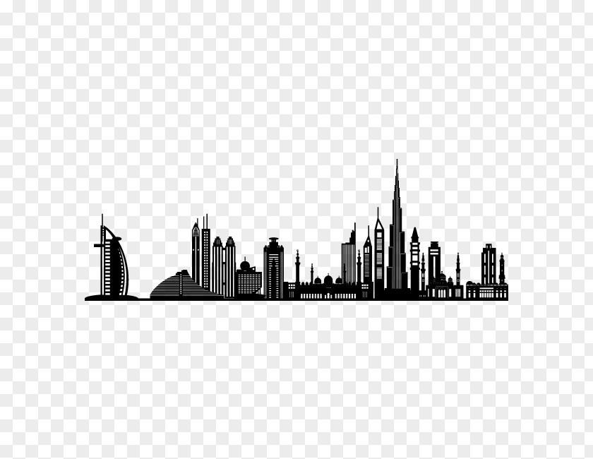 Dubai Wall Decal Sticker PNG