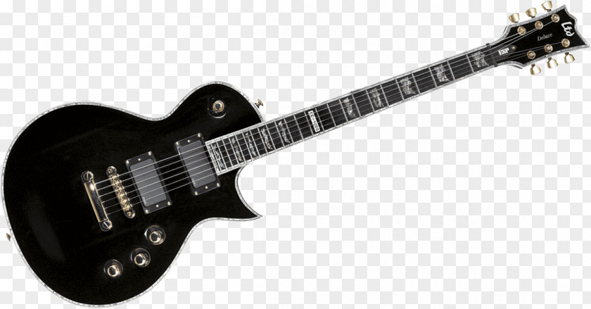 Electric Guitar Gibson Les Paul ESP Kirk Hammett Guitars PNG