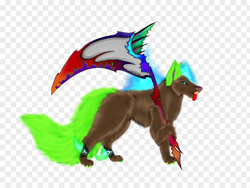 Hellfire Canidae Dog Dragon PNG