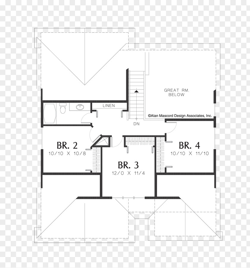 House Floor Plan Design PNG