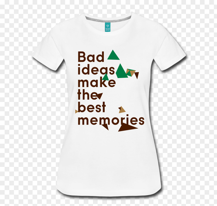 T-shirt Top Bad Ideas Woman Sleeveless Shirt PNG