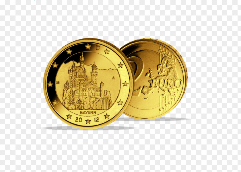 Coin 2 Euro Germany Commemorative Coins PNG