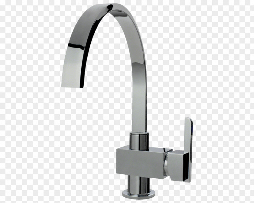 Faucet Brushed Metal Tap Kitchen Chrome Plating Sink PNG