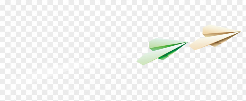 Green Simple Paper Airplane Floating Material Brand Pattern PNG