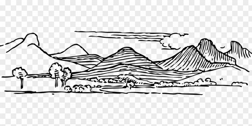 Mountain Range Clip Art PNG