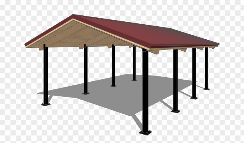 Pavilion Gable Roof Table Shed PNG