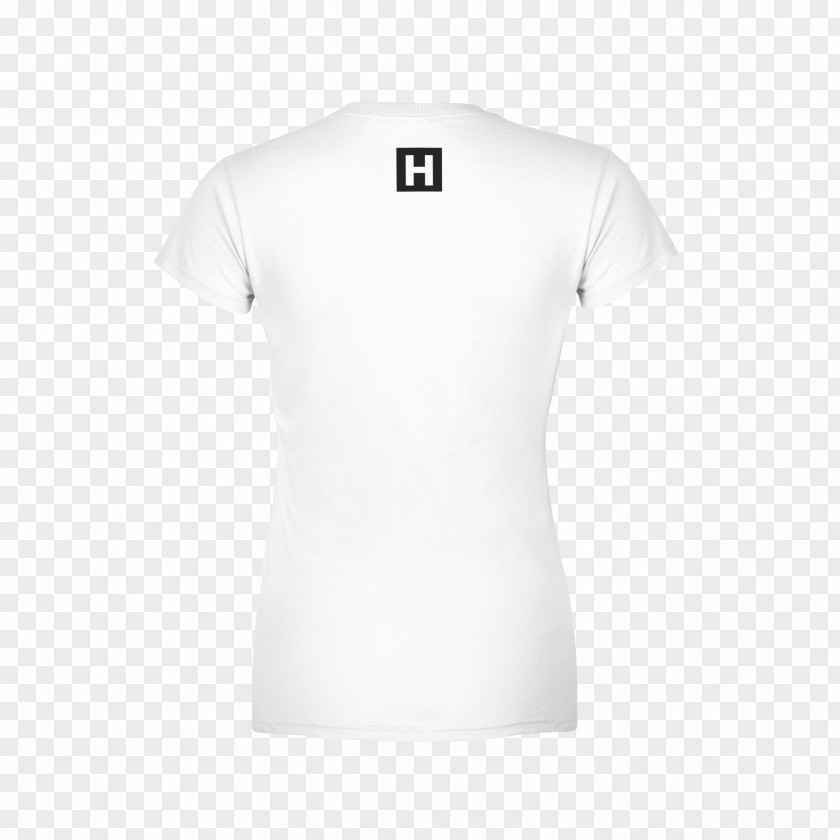 White T-shirt Clothing Sleeve Top PNG